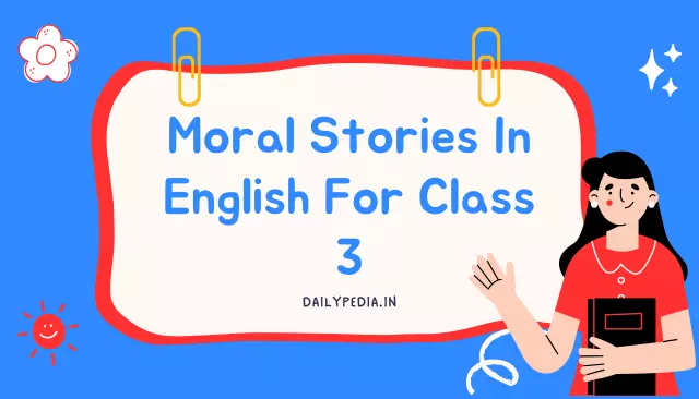 Moral Stories In English For Class 3