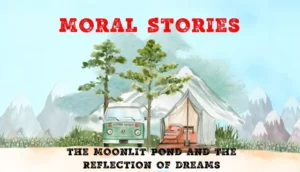 Moral Stories: The Moonlit Pond and the Reflection of Dreams
