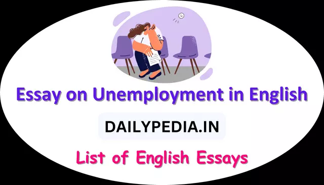 Essay on Unemployment in English