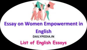 Essay on Women Empowerment in English