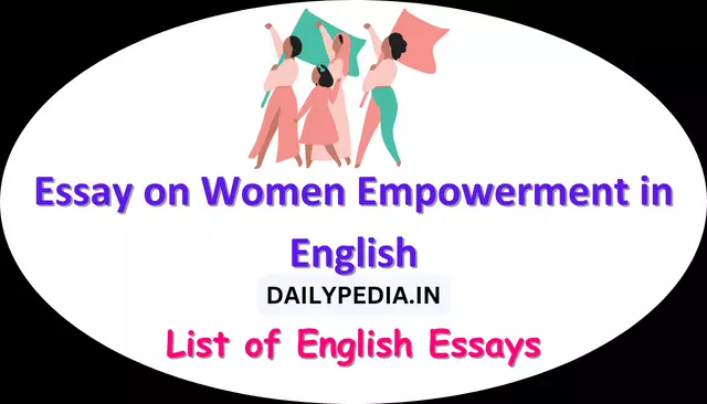 Essay on Women Empowerment in English