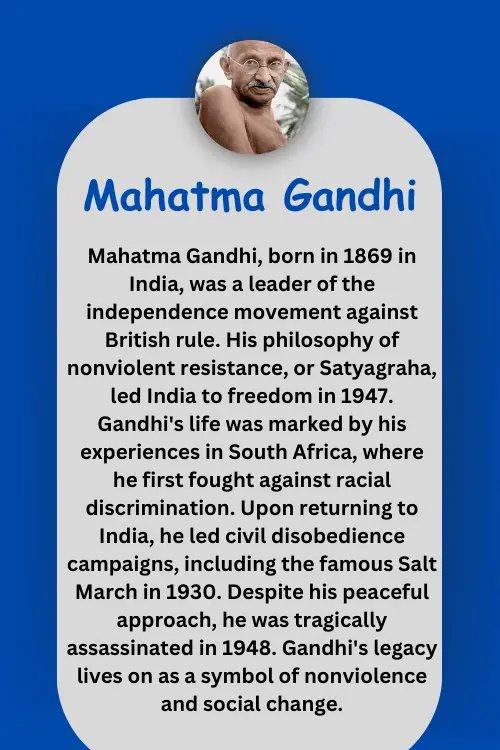 Mahatma Gandhi Story in English