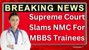 Supreme Court Slams NMC Over Non-Payment of Stipend to MBBS Trainees