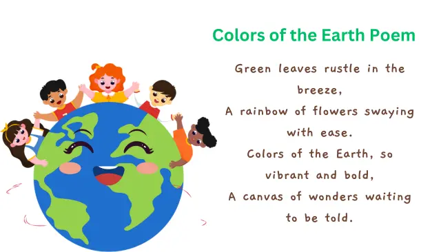 Colors of the Earth Poem – English Poems for Level 5