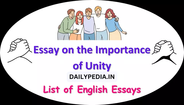 Essay on the Importance of Unity