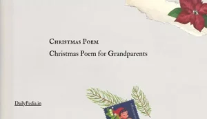 Christmas Poem for Grandparents
