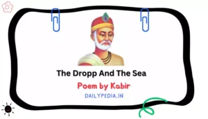 The Dropp And The Sea Poem by Kabir