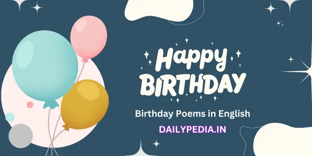 Birthday Poems in English