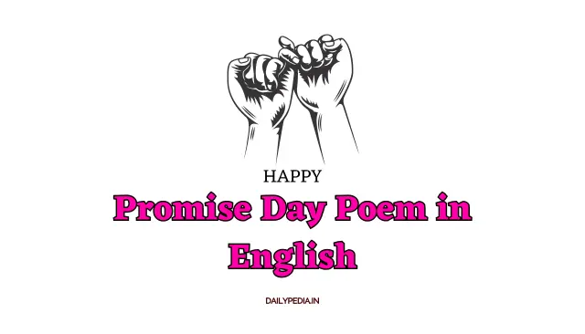 Promise Day Poem in English
